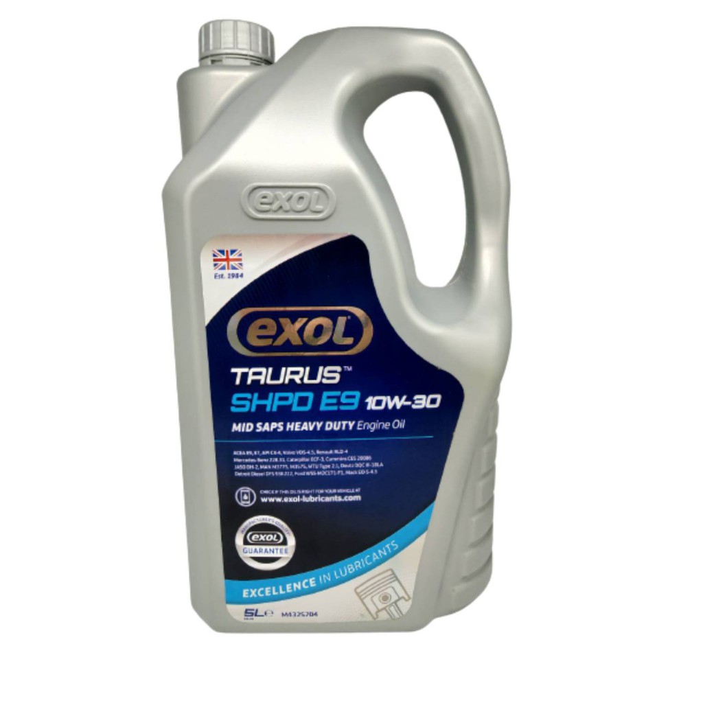 Exol น้ำมันเครื่อง TAURUS SHPD E9 10W-30 ปริมาณ 5 ลิตร