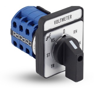 Selecter Switch Voltmeter BF RS ST TR RN SN TN BF ซีเล็คเตอร์สวิตซ์ โวลต์มิเตอร์ ยี่ห้อ BF ขนาด 48x60 7 Way 16A