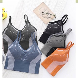 Pretty Bra PB-118 Sport bra เสื้อชั้นในสายเดี่ยว ครอปสายเดี่ยว ปรับสายได้