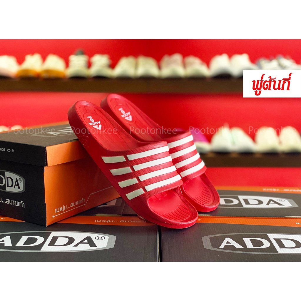 Adda รองเท้าแตะ แบบสวม รุ่น 55R01 ไซส์ 4-10 ของแท้ พร้อมส่ง