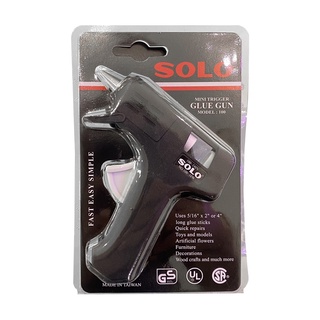 SOLO Glue Gun ปืนยิงกาว 10 วัตต์ ปืนกาว ไฟฟ้า กาวร้อน กาวแท่ง รุ่น NO.100