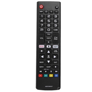 ใหม่!!!รีโมตคอนโทรล สําหรับ LG 55LJ550M 32LJ550B AKB75095307/5303 Netflix