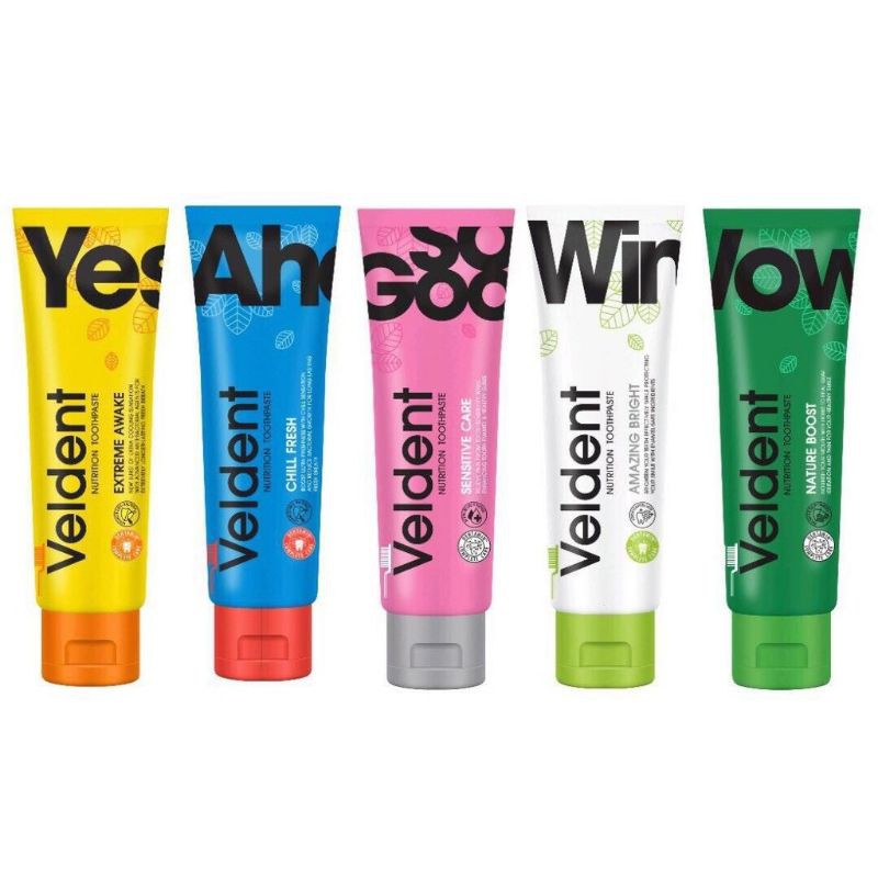 100กรัม​ 1หลอด​ ยาสีฟัน เวลเดนท์ Veldent Toothpaste