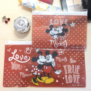 กระเป๋าซองซิป ลายmickey mouse ใส่ดินสอ ใส่เครื่องสำอางค์