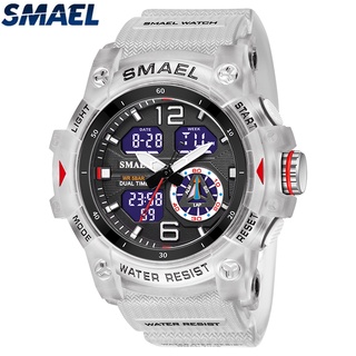 Smael ของแท้ นาฬิกาข้อมือลําลอง กันน้ํา สําหรับผู้ชาย 8007