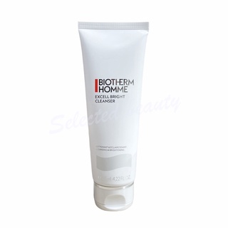 Biotherm Homme Excell Bright Cleanser 125ml.(แพคเกจใหม่)