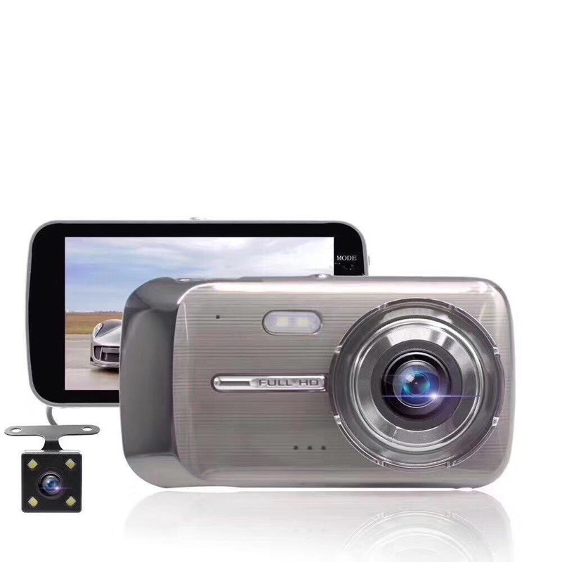 CashCam Q420กล้องติดรถยนต์ 4.3" IPS screen 1296FULL HD บันทึกกล้องหน้าพร้อมหลัง CQ420 รุ่นใหม่ล่าสุด