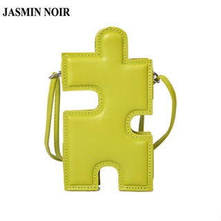 Jasmin Noir กระเป๋าสะพายข้าง หนัง PU ขนาดเล็ก เรียบง่าย สําหรับผู้หญิง