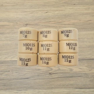 เม็ดตุ้มถ่วง เเต่ง 7g-15g รุ่น mio125 nmax aerox fino125i nouvo 135 เม็ดถ่วงน้ำหนัก เม็ด ราคาต่อเม็ด เลือกเบอร์ด้านใน