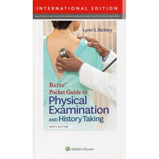 Bate’ Pocket Guide to Physical Examination and History Taking, 9ed – IE  - ISBN : 9781975152420