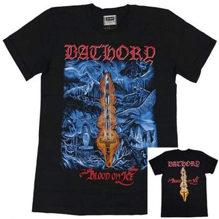 Bathory BloodOnIce theROXX เสื้อวงร็อค ไซซ์ M L