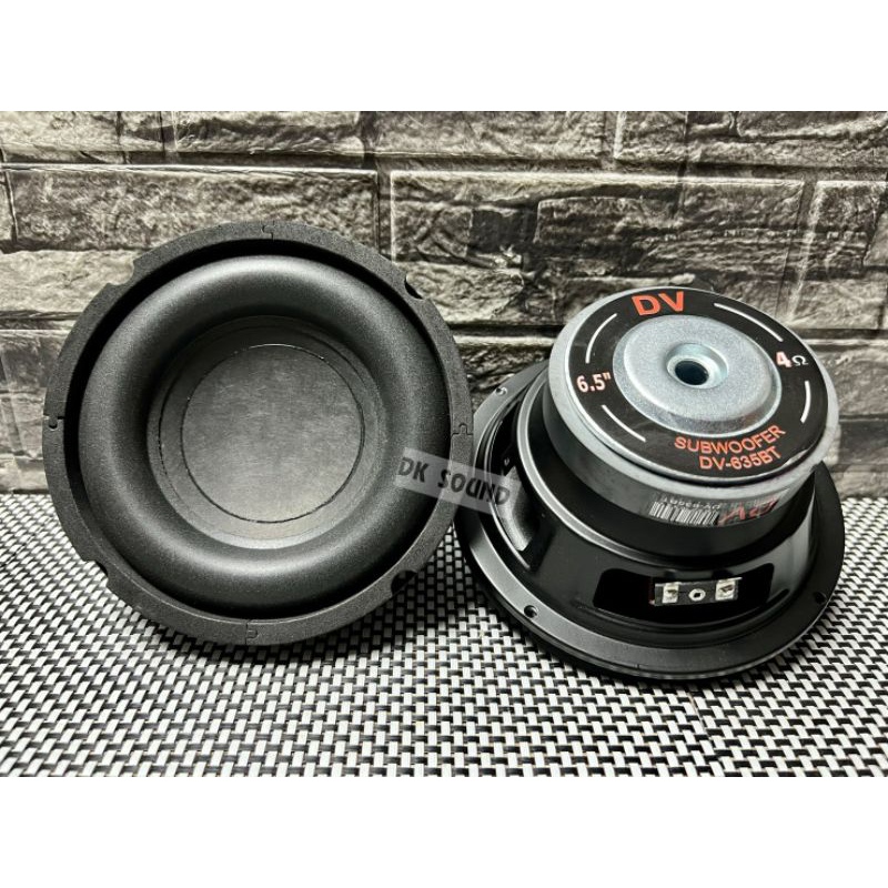 ลำโพงซับ6.5นิ้ว ซับ6.5” diy 4Ohm. 100w.ดอกลำโพง ซับวูฟเฟอร์ subbass รุ่น DV-635BT