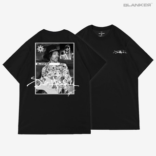 เสื้อยืดวงดนตรีเสื้อยืด ผ้าฝ้าย พิมพ์ลาย Blanker Jimi Hendrix Pic-3 30s S-5XL