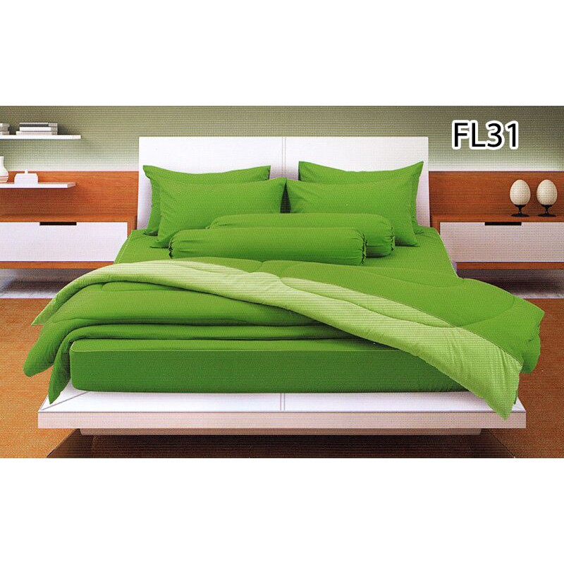 Fair Lady ผ้าปูที่นอน ขนาด 3.5/5/6 ฟุต (ไม่รวมนวม) Fair Lady พิมพ์ลาย FL31