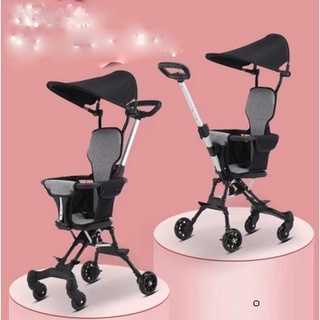 รถเข็นเด็ก พับแล้วเล็กมาก  เข็นหน้า-หลังได้  รถเข็นเด็ก เบาะ…