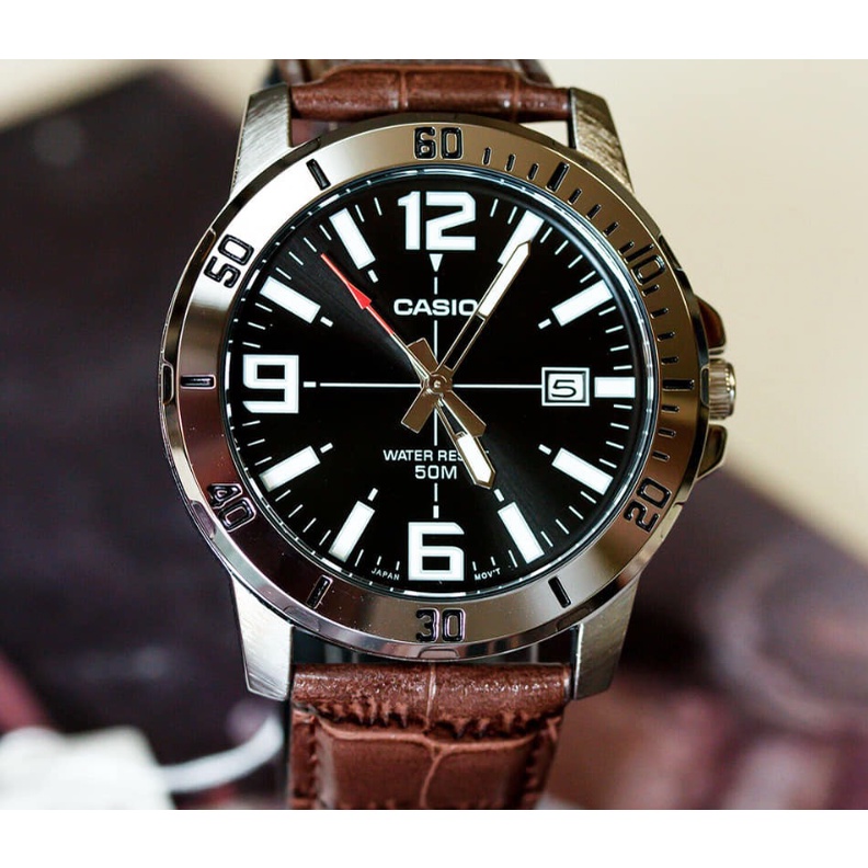 ของแท้ CASIO นาฬิกาคาสิโอ ผู้ชาย รุ่น MTP-VD01D MTP-VD01L / Atime นาฬิกาข้อมือ MTPVD01 นาฬิกาข้อมือผู้ชาย ของแท้