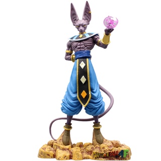 โมเดลฟิกเกอร์ อนิเมะ Dragon Ball Z Beerus Super God of Destruction ขนาด 30 ซม. ของเล่นสะสม สําหรับเด็ก