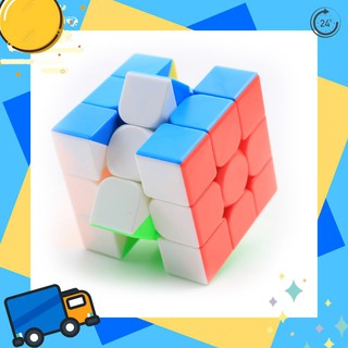 รูบิค 3x3 Rubik cube ไม่มีขอบ สีล้วน รูบิคลูกบาศก์ 3x3 มีของในไทยพร้อมส่ง