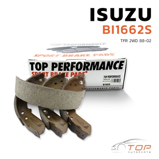 ก้ามเบรค หลัง ISUZU TFR 2WD 88-02 DRAGON EYE - TOP PERFORMANCE JAPAN BI-1662S - ผ้าเบรค ดรัมเบรค อีซูซุ มังกรทอง