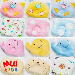 Muikids  ✿ หมอนหัวทุยลายหมี หมอนเด็กทารก หมอนหัวสวย หมอนฝ้ายธรรมชาติ✿