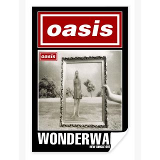 โปสเตอร์วงดนตรี Oasis WONDERWALL