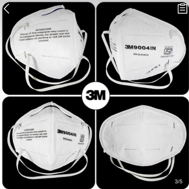 ▼☃Mask 3M 9004IN FFP1 บรรจุ 1 ชิ้น/แพ็ค มีสินค้าพร้