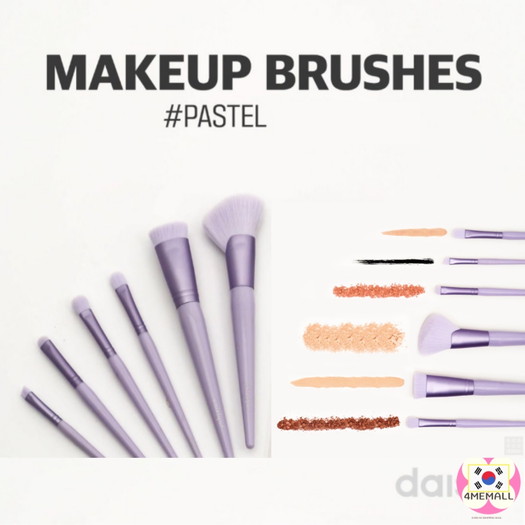[Daiso Korea] Pastel makeup brush, powder and cheek brush, eyebrow