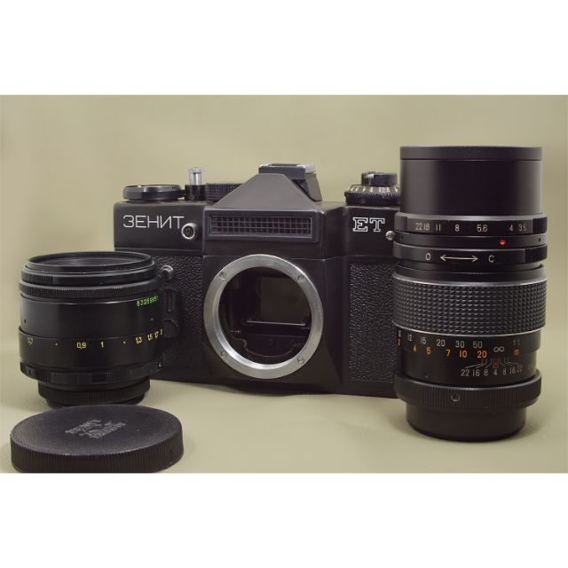 กล้องฟิล์มกลไกล้วน Zenit et + เลนส์