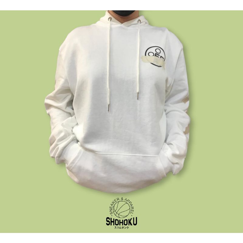 Off White Tape Arrows-Hoodie สีขาวเหลือง