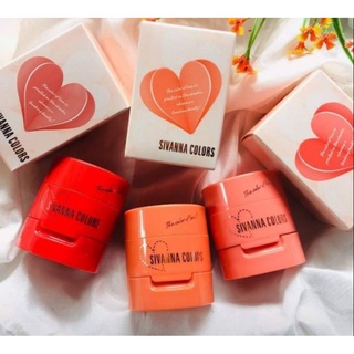 ⚡FLASH SALE⚡♡พร้อมส่ง ลิป SIVANNA ❤️LOVE ILLUSION STAMP BLUSH : HF4021