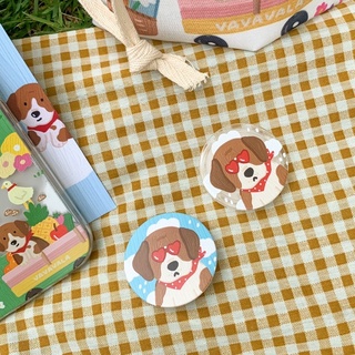 ที่จับโทรศัพท์ Grip Tok คอลเลคชั่น Saturday picnic (beagle) ลาย Lovebeagle