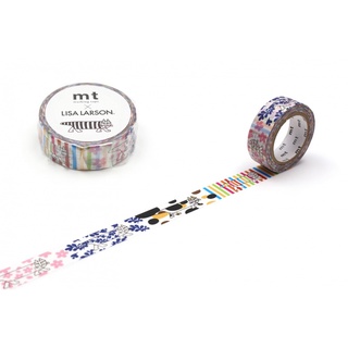 mt masking tape Mikey pattern (MTLISA16) / เทปตกแต่งวาชิ ลาย Mikey pattern แบรนด์ mt masking tape ประเทศญี่ปุ่น