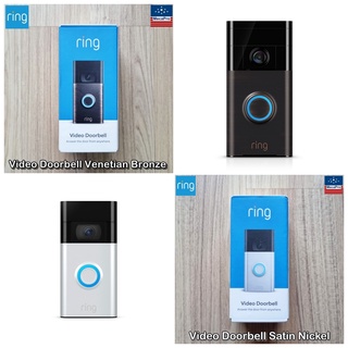 Ring® Video Doorbell กริ่งประตู พร้อมกล้องวิดีโอ มองเห็นที่มืด สําหรับติดประตูบ้าน แจ้งเตือนแบบเรียลไทม์