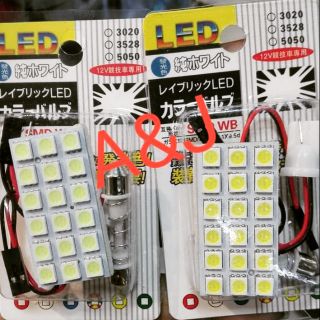 ไฟเพดาน.LED.18ชิป.ใส่ได้กับรถ.ทุกรุ่น.