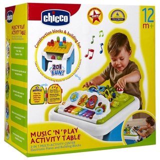 Chicco- โต๊ะกิจกรรมดนตรีสำหรับเด็ก(Music and Play Activity Table)