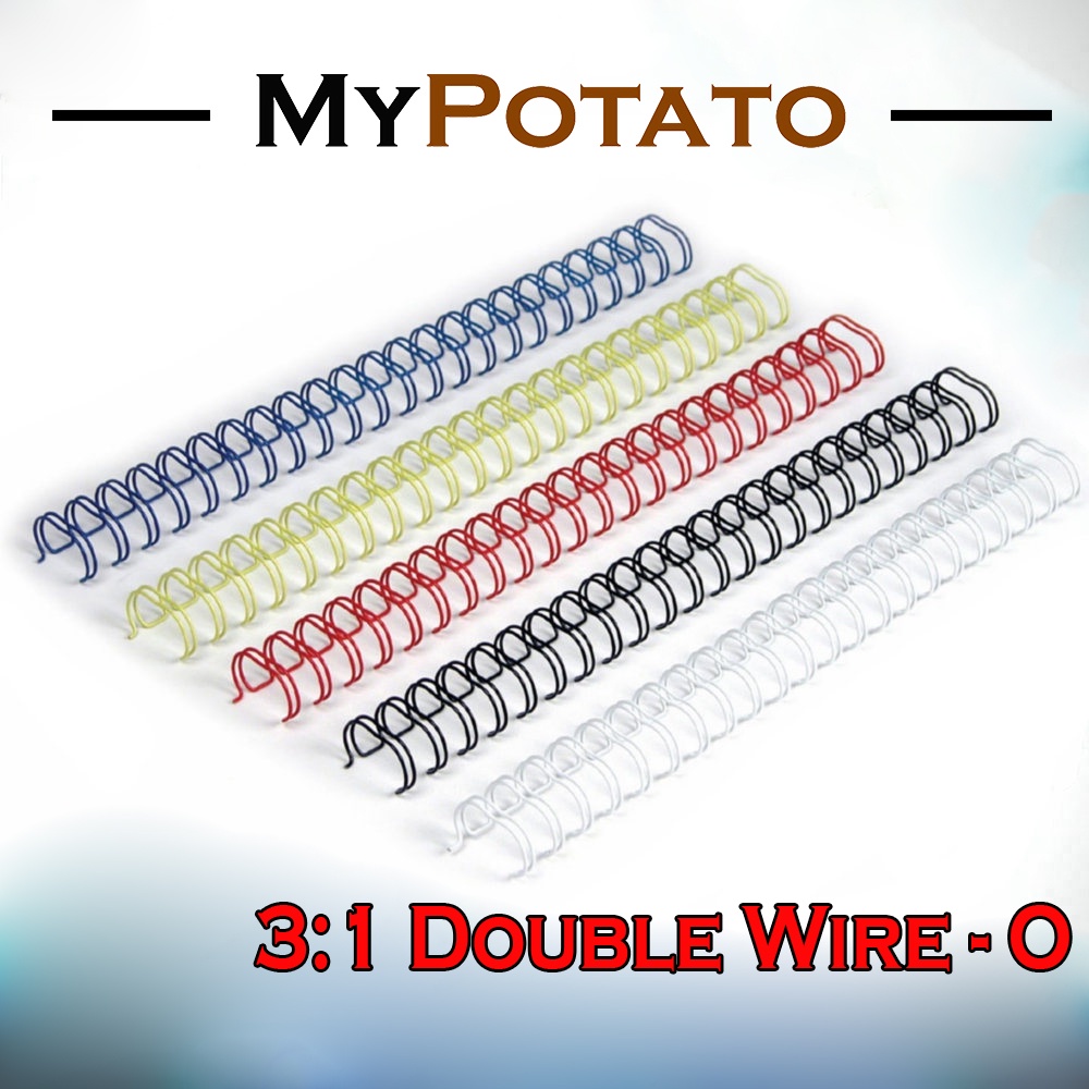 ลวดเข้าเล่ม 3:1 , ลวด o Ring Binding, Wire O Binder, ผูกกระดูกสันหลัง, สมุดจดบันทึก, เข้าเล่มปฏิทิน