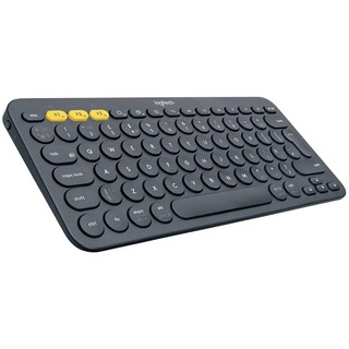 KEYBOARD (คีย์บอร์ดบลูทูธ) LOGITECH BLUETOOTH K380 MULTI DEVICE (BLACK)