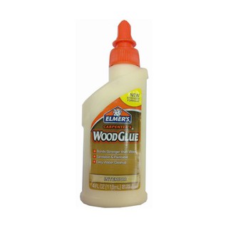 ELMERS 4OZ YE WOOD ADHESIVE LATEX GLUE กาวลาเท็กซ์ติดไม้ ELMER 4 ออนซ์ สีเหลือง คุณภาพสูง ยึดไม้ทุกประเภท ไม้อ่อน  แข็ง