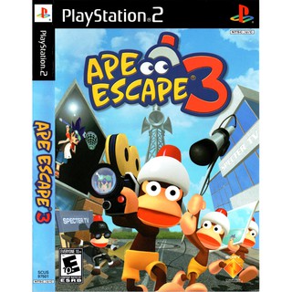 แผ่นเกมส์ Ape Escape 3 PS2 Playstation2 คุณภาพสูง ราคาถูก