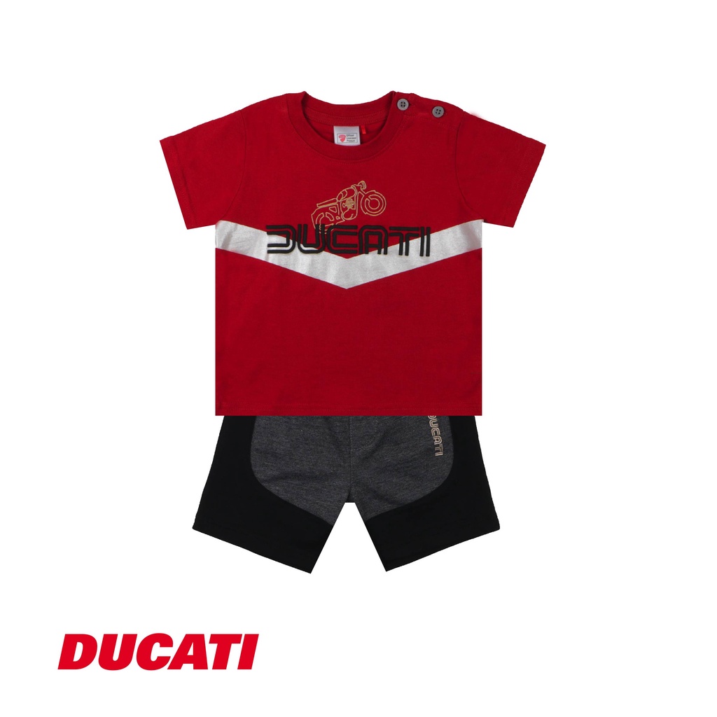 Ducati BABY BOY ชุดเสื้อยืดแขนสั้น และกางเกงสั้น สําหรับเด็กผู้ชาย811840-816272