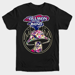 เสื้อยืดผ้าฝ้ายCOTTON เสื้อยืด พิมพ์ลาย The Allman Brothers Band At Fillmore East Mushroom Eat A Peach สไตล์คลาสสิก สําห