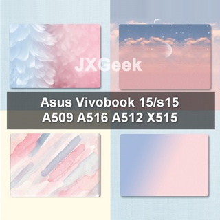 เคสแล็ปท็อป กันน้ํา กันรอยขีดข่วน ถอดออกได้ 3 ด้าน สําหรับ Asus Vivobook S15 A509 A516 A512 X515 A509J A509M A512F A516J A516M M509D S530F M515 X509 A512 A516 M515D 530U S5300U 15.6 นิ้ว