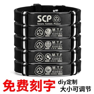 Scp สร้อยข้อมือ ลายมอนสเตอร์ 2D ขยับได้ DIY