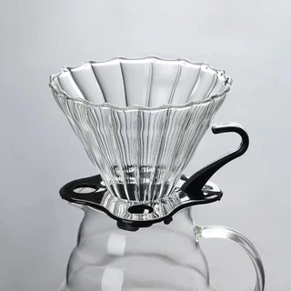 ❤ Diamond Coffee ดริปเปอร์ V60 วัสดุแก้ว แท้จากญี่ปุ่น 1-2 ถ้วย/2-4ถ้วย พลาสติก V60 กรวยดริปกาแฟ Glass Dripper