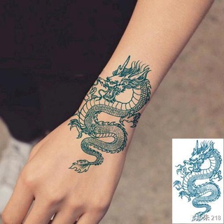 เทททู
 Tattoo blue line Qinglong Canglong tattoo สติก