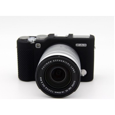 CILICONE CASE FUJI XA3 XA10 (BLACK) #0872