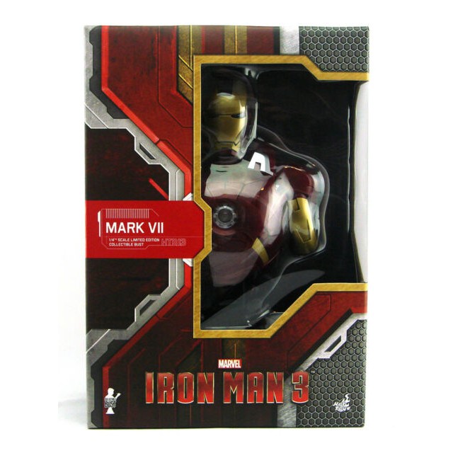 Iron Man 3 Mark 7 Bust by Hot Toys 1 4 Scale ของแท้ ขายขาดทุน