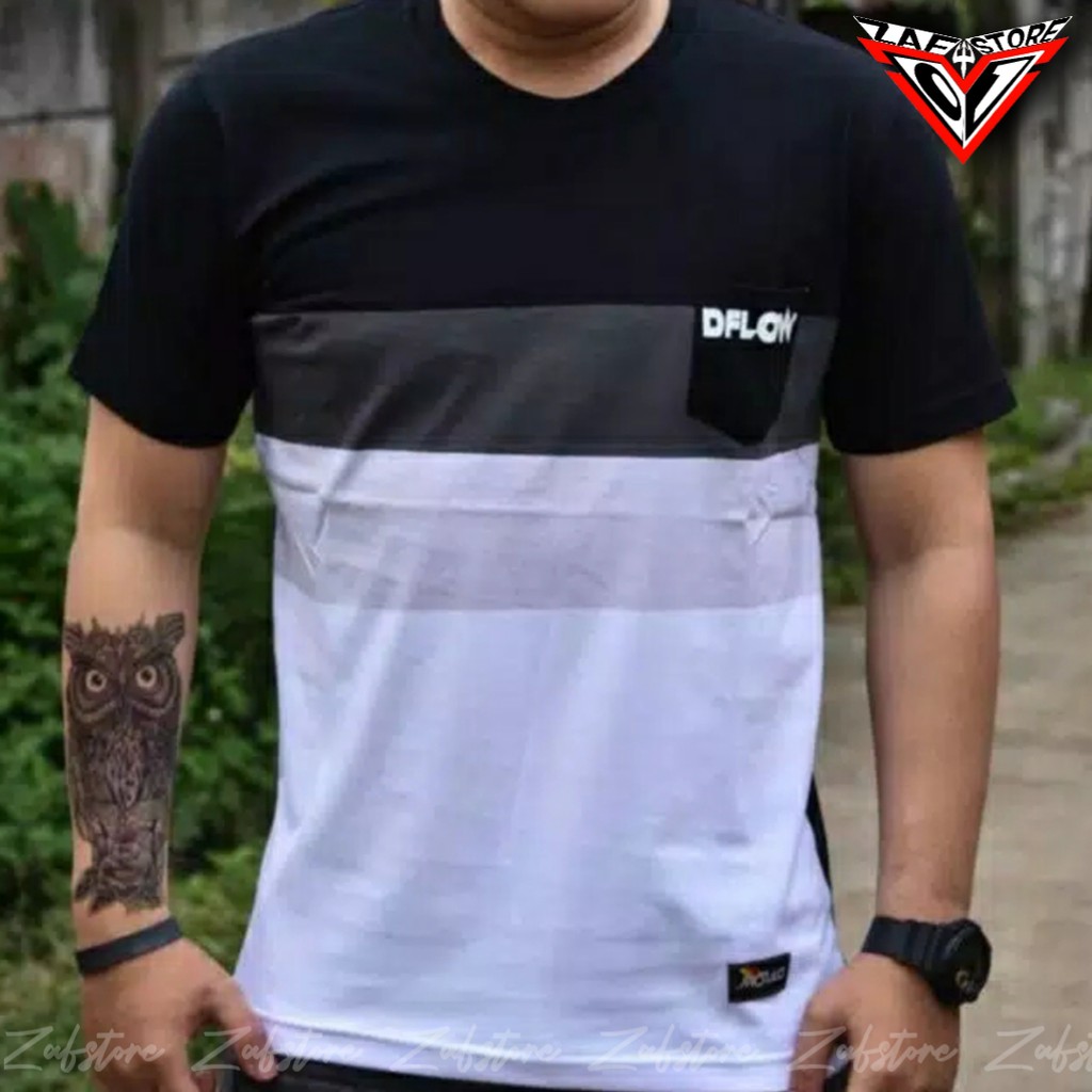 Original Dflow Free Sticker Men& 39;s เสื้อยืดชั้นนํา