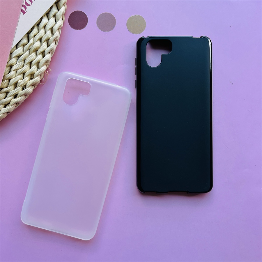 Caing Sharp Aquos R2 / Shv42 / SH-03k Case Black Matte White Soft TPU Silicone Protective Cover