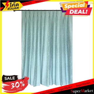 ผ้าม่านจีบ HOME L&amp;S JAMILY UV 145X220 ซม. สีเขียว ผ้าม่านประตู PLEAT CURTAIN HOME L&amp;S JAMILY UV 145X220CM GREEN